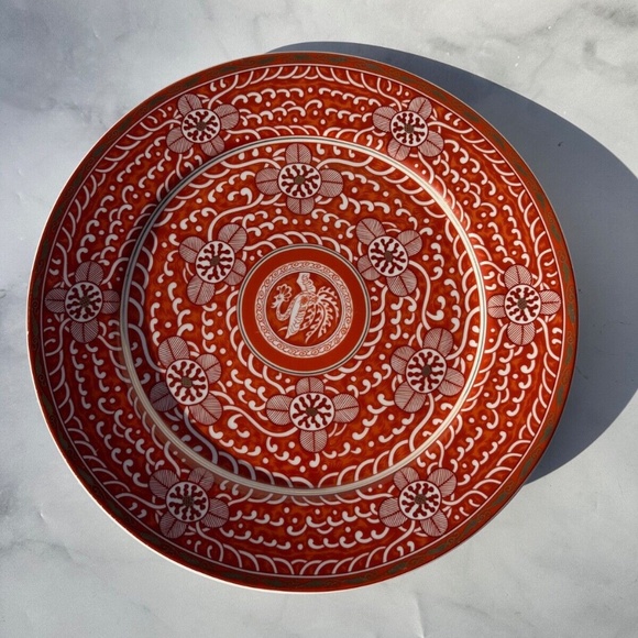 Imperial Brocade Georges Briard Serving Platter 12" Vintage 1960s